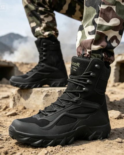 Men's Tactical Boots - Lightweight, Outdoor, Non-Slip Shoes