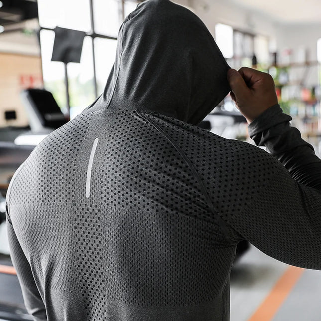 Men's Fitness Hoodie – Workout Sweatshirt for Men, Athletic Training & Gym Activewear