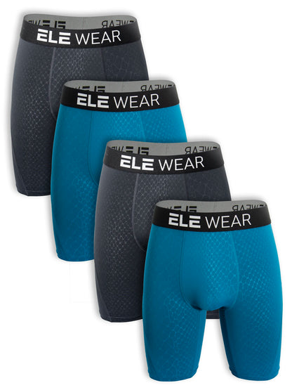 4-Pack Men’s Breathable Boxer Briefs