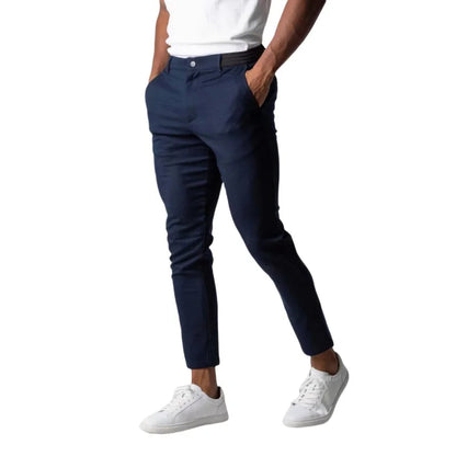 Men's Slim Fit Ankle-Length Casual Pants