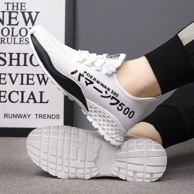 Men's Breathable Mesh Lightweight Sneakers with Soft Sole