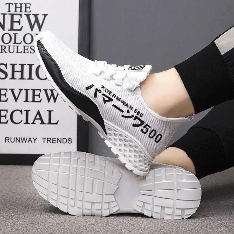Men's Breathable Mesh Lightweight Sneakers with Soft Sole