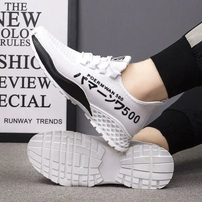 Men's Breathable Mesh Lightweight Sneakers with Soft Sole