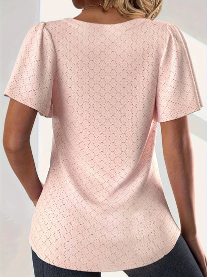 Stylish Women's Versatile Blouse with Loose Ruffle Sleeves