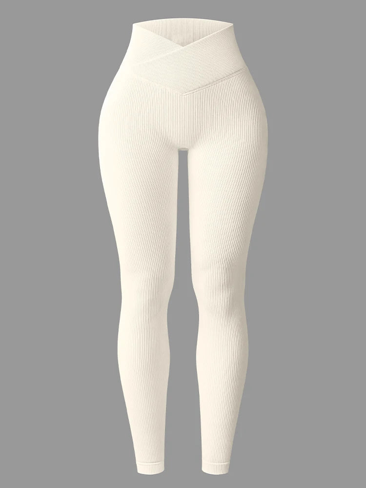 V-Shaped Waist Fitness Leggings for Women
