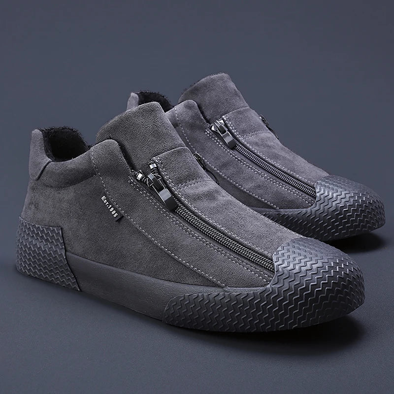 Men's High-Top Canvas Sneakers | Casual & Comfortable Footwear for Men