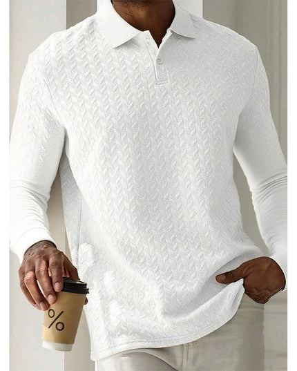 Men's Long Sleeve Button-Up Sweater - Stylish, Comfortable Knit