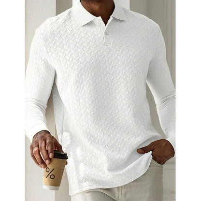 Men's Long Sleeve Button-Up Sweater - Stylish, Comfortable Knit