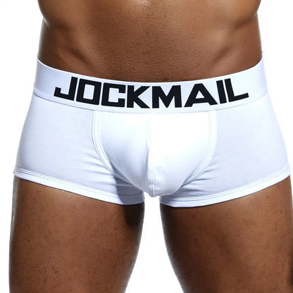 JOCKMAIL 6Pcs/Lot  Man  Boxershorts Cotton Men Boxers Male Breathable Underwear Men’s Panties Soft Boxer Briefs