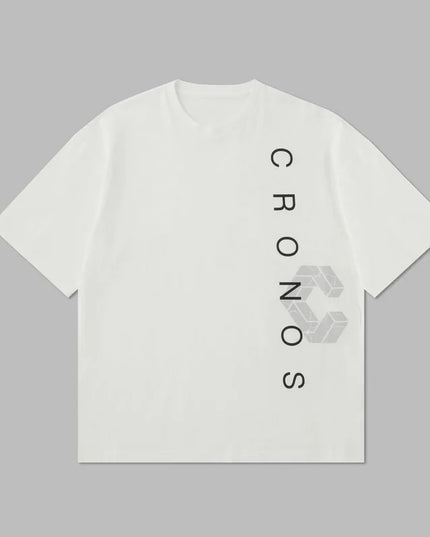 Cronos Men's Loose Fit Oversized Cotton T-Shirt