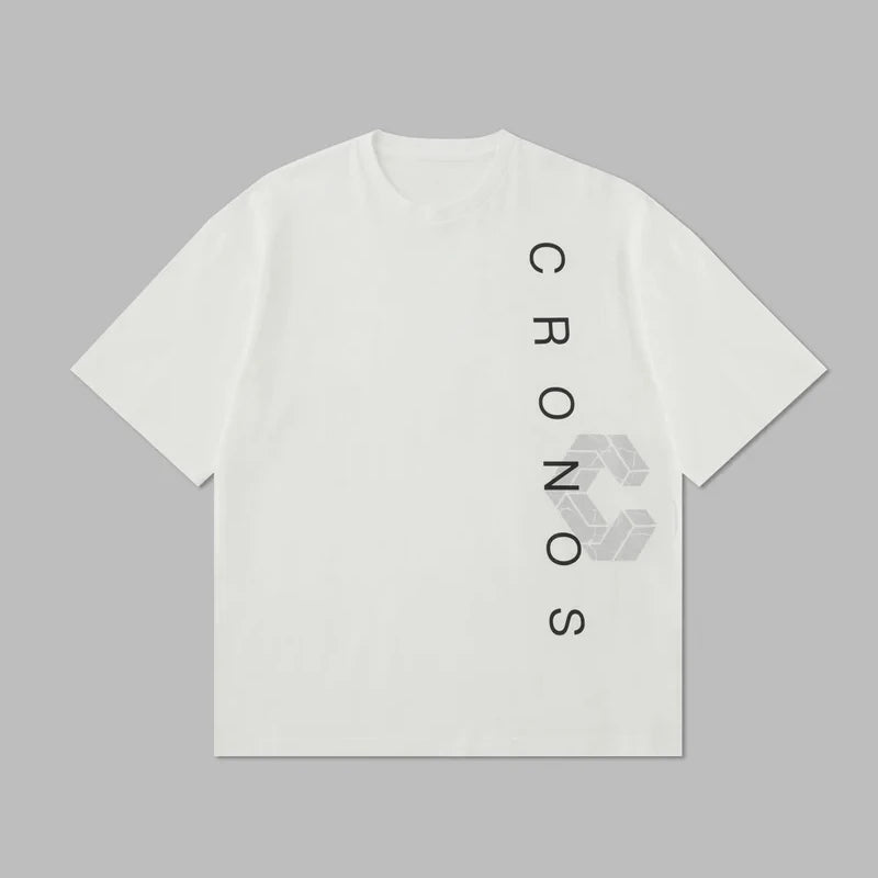 Cronos Men's Loose Fit Oversized Cotton T-Shirt