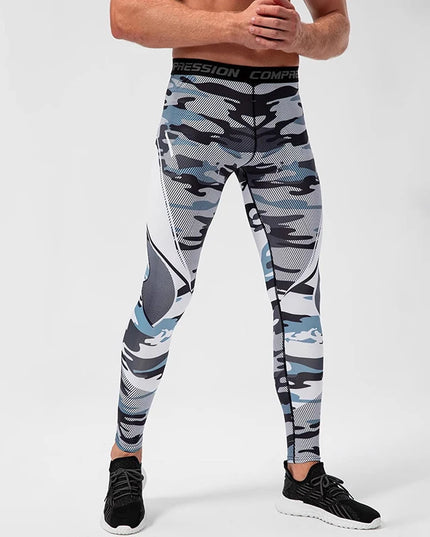 Men's Athletic Compression Pants for Sports and Training