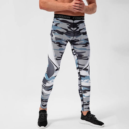 Men's Athletic Compression Pants for Sports and Training