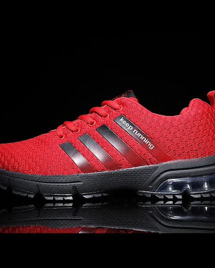 Men's Breathable Shock Absorbing Running Sneakers - Lightweight Athletic Shoes