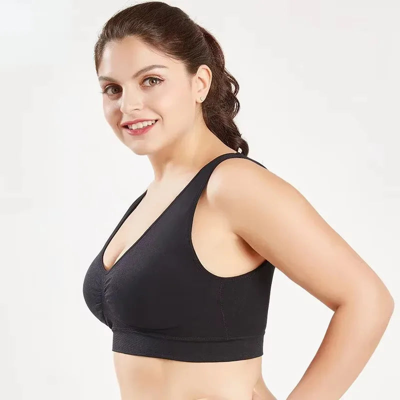 Seamless Women's Push-Up Wireless Bra with Removable Padding