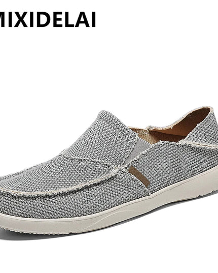 Men's Lightweight Canvas Slip-On Sneakers