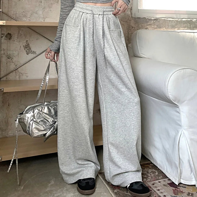 Women's Wide Leg Elastic Waist Sweatpants