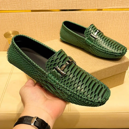 Men's Anti-Slip Breathable Ribbed Shoes – Stylish & Durable Slip-Resistant Footwear