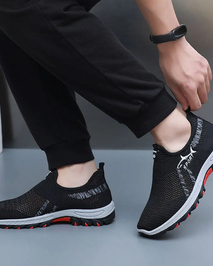 Men's Mesh Breathable Slip-On Sneakers