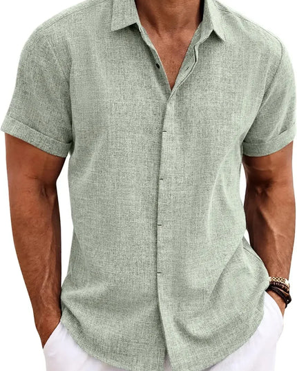 Men's Casual Button-Down Shirt
