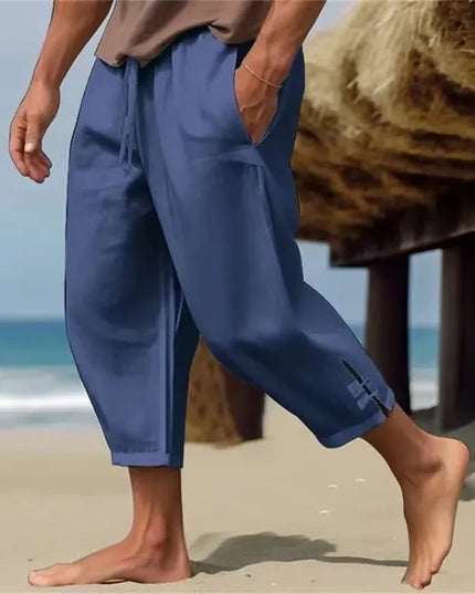 Men's Casual Loose Cotton-Linen Blend Pants
