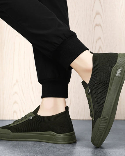 Men's Korean Style Canvas Sneakers - Breathable & Comfortable Shoes
