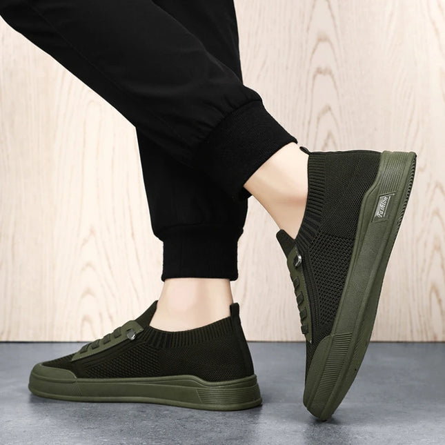 Men's Korean Style Canvas Sneakers - Breathable & Comfortable Shoes