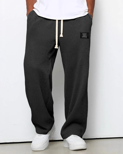 Men's Loose-Fit Wide-Leg Casual Sweatpants