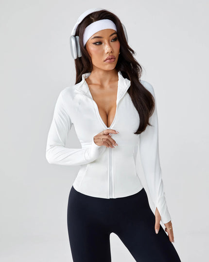 Women's Slim-Fit Lightweight Athletic Jacket