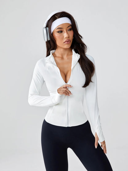 Women's Slim-Fit Lightweight Athletic Jacket