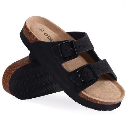 Elegant Women's Classic Suede Slippers