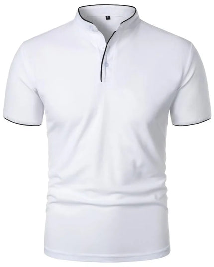 Men's Breathable Half-Button T-Shirt