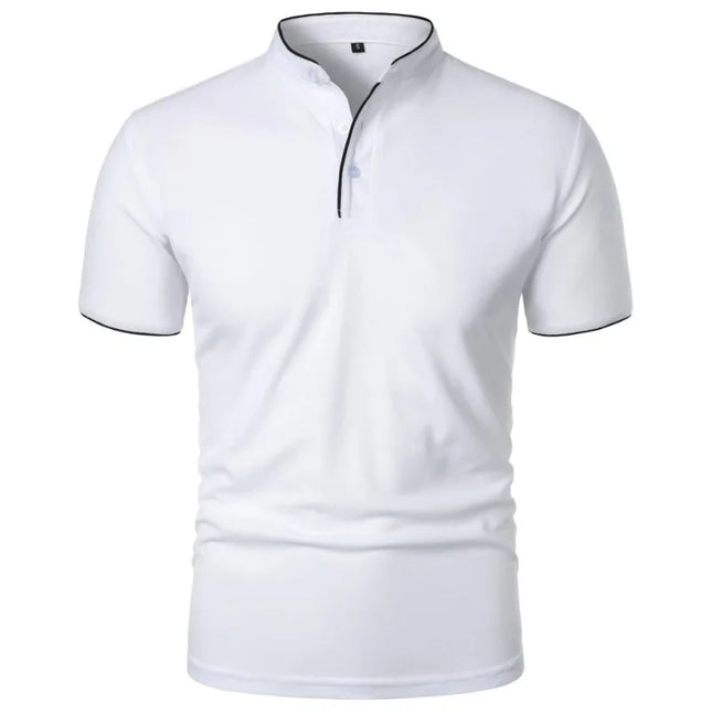 Men's Breathable Half-Button T-Shirt