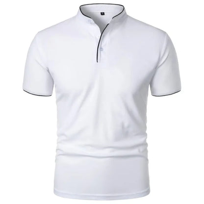 Men's Breathable Half-Button T-Shirt