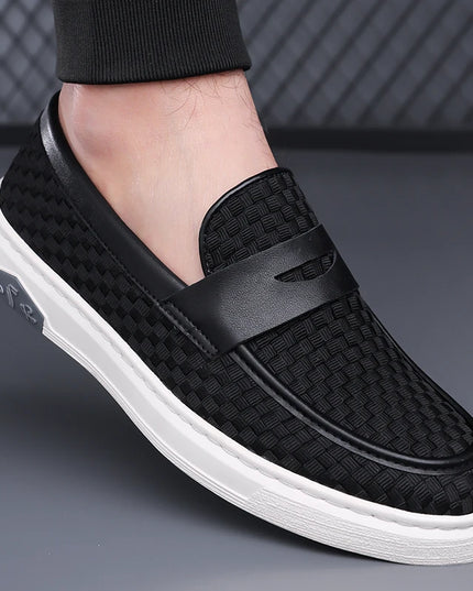 Men's Slip-On Loafers with Soft Sole and Anti-Slip Design
