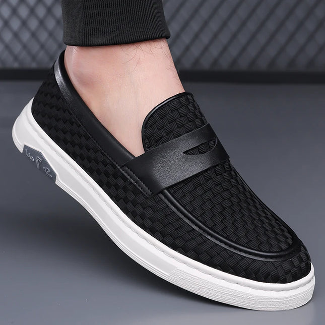 Men's Slip-On Loafers with Soft Sole and Anti-Slip Design
