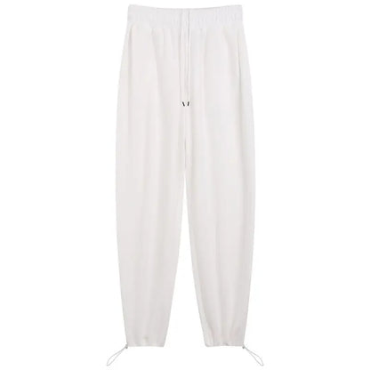 Women's High Waist Drawstring Loose Fit Elastic Sweatpants