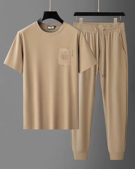 Men's 2-Piece T-Shirt and Drawstring Sweatpants Set