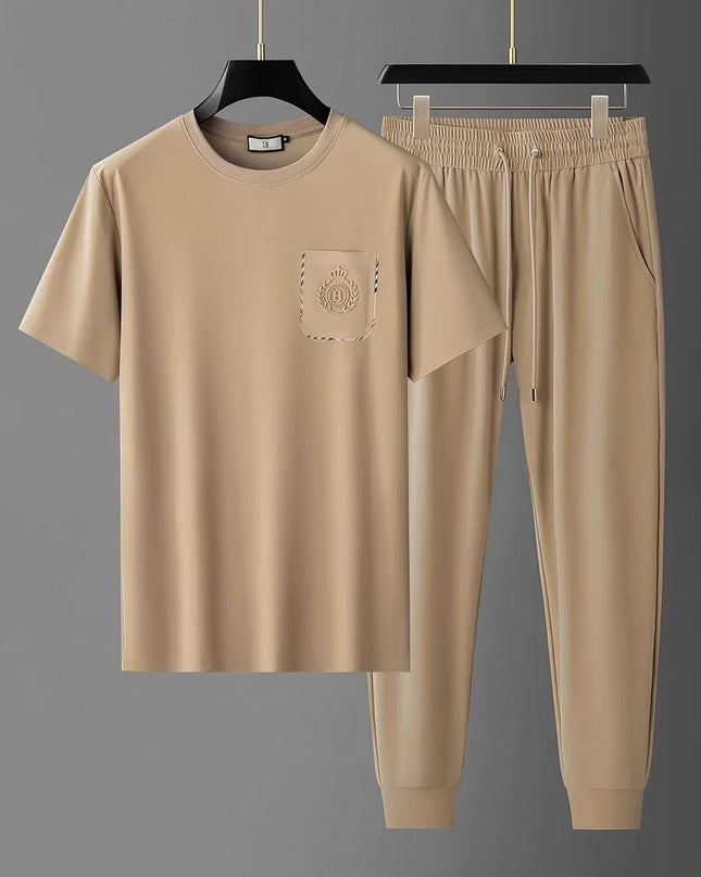 Men's 2-Piece T-Shirt and Drawstring Sweatpants Set