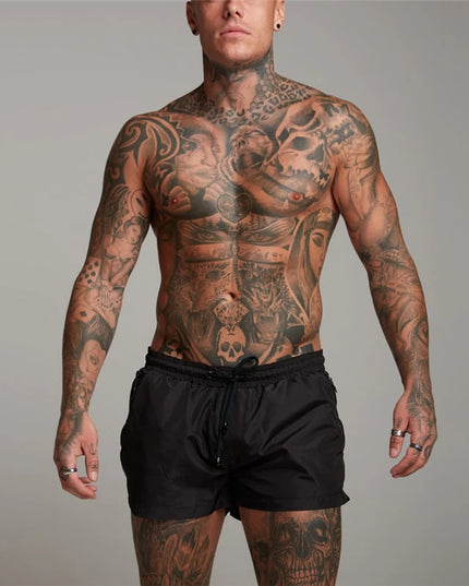Men's Breathable Quick-Dry Thin Zip Pocket Shorts