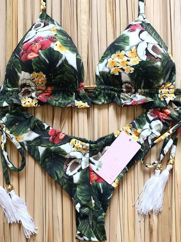 Women's Two-Piece Bikini Set - Various Colors And Designs