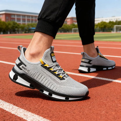 Baasploa Men's Lightweight Sneakers - Breathable, Non-Slip Designer Shoes