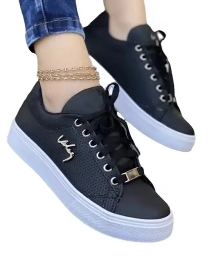 Women's Breathable Flat Sneakers with Soft Sole