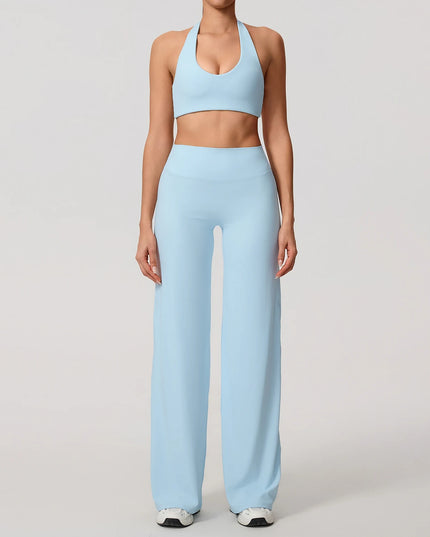 Women's Moisture-Wicking Athletic Set – Sports Bra and Pants Combo