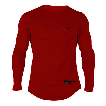 Men's Alph Fitness Cotton Casual Long Sleeve Sweater