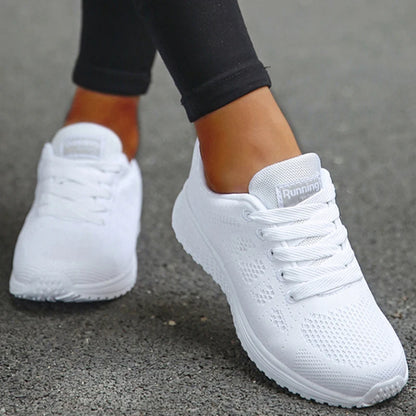 Womens Lightweight  Athletic Sneakers - Breathable Material-Various Colors