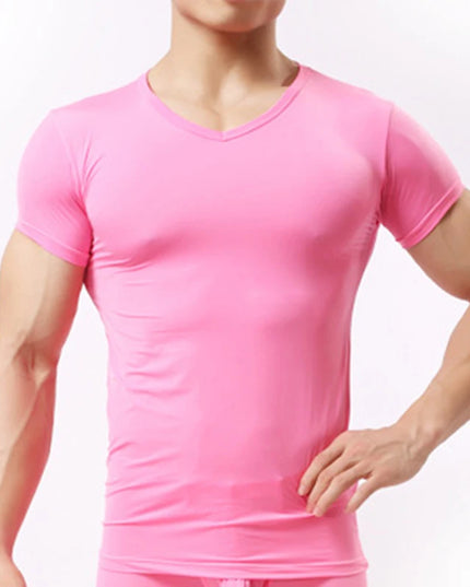 Men's Slim Fit Sheer T-Shirt- Lightweight - Various Colors