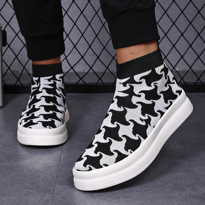 Unisex Breathable Casual High-Top Sneakers - Comfortable & Stylish Athletic Footwear