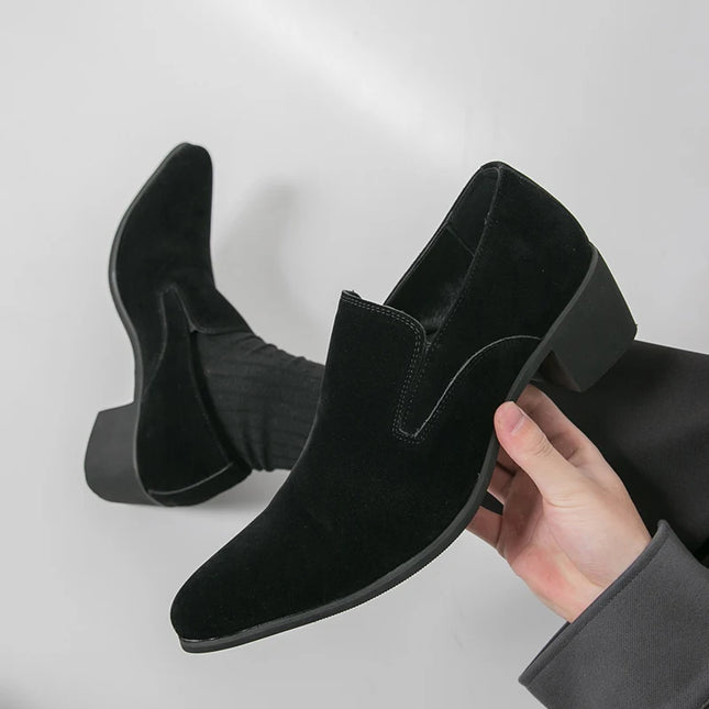 Men's Thick-Soled Loafers with Anti-Slip Sole