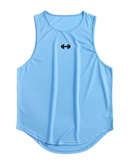 Men's Sleeveless Gym Tank Tops - Quick Dry Mesh, Loose Fit